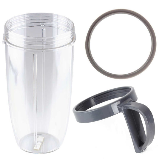 NutriBullet Colossal Cup + Handheld Ring + Grey Seal Bundle (600W & 900W)