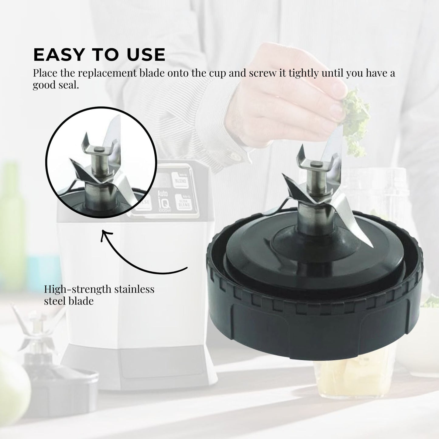 Nutri Ninja 6-Fin Extractor Blade Replacement – Blender Replacement Part