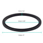 NutriBullet RX Gasket Black Seal Ring 4 Pack – Suits 1700W N17-1001 Blade