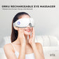 Orku Rechargeable Eye Massager – Vibration Heat Pressure Therapy with Bluetooth