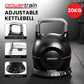 Powertrain Adjustable Kettlebell 20kg 7 in 1 Weight Selection Set w/Quick One Hand Adjustment Secure Locking System