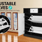 Sarantino Shoe Rack Cabinet Wooden Storage Organiser Shelf Cupboard Drawer