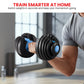 Powertrain 2x 24kg Adjustable Dumbbell Home Gym Set