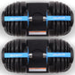 Powertrain 2x 24kg Adjustable Dumbbell Home Gym Set