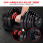 Powertrain 1x 40kg Adjustable Dumbbell