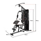 Powertrain Multi Station Home Gym With 68kg Weights Preacher Curl Pad