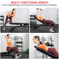Powertrain Multi Workout Bench with Transport Wheels and Adjustable Backrest