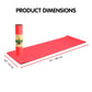 Powertrain TPE Yoga Exercise Mat Home Gym Pilates Fitness 8mm Thick in Red