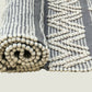 Boho Style Hand Loomed Recycle Cotton Wool Woven Design Rug 150 x 200 cm