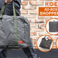 Shopper Bag Travel Duffle Bag Foldable Laptop Luggage Nylon KO-BOSTON KHAKI