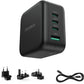 CHOETECH PD6055 GAN USB-C + USB-A 70w Travel Charger (US/EU/UK/AU)