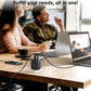CHOETECH PD6055 GAN USB-C + USB-A 70w Travel Charger (US/EU/UK/AU)