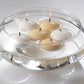 10 Pack of 4 Hour White Floating Candles - 4cm diameter - wedding party decoration