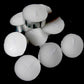 100 Pack Bulk Tea Lights Candles - White Smokeless Tealights Unscented - 9 Hour Burn Time