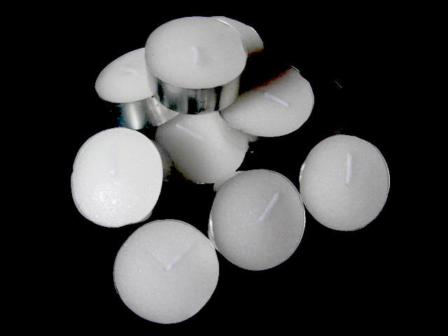 20 Pack Tea Light Candles - White Smokeless Tealights Unscented - 9 Hour Burn Time