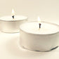 20 Pack Tea Light Candles - White Smokeless Tealights Unscented - 9 Hour Burn Time