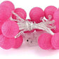 50 Ball HOT Pink LONG 5m String Light Battery Box 5cm Cotton Ball  Christmas Birthday Bbay Girl Special Occasion Decoration
