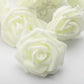 50 White Rose 3D Fairy Lights 5M LONG String, Battery (AA) Indoor & Outdoor Decorations Wedding Valentines Romantic Room Table Lighting