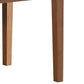 Dining Table White Top High Glossy Wooden Base