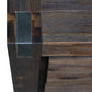 Tallboy with 4 Storage Drawers Solid Wooden Assembled in Chocolate Colour