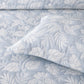 Bianca Laurieton Blue Jacquard Botanical Bedspread Set King