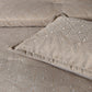Bianca Bellagio Gold 6 Pcs Jacquard Geometric Comforter Set Queen/King