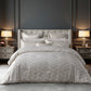 Bianca Firenze Pearl 6 Pcs Jacquard Geometric Comforter Set Queen/King