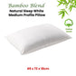 Bianca Natural Sleep White Bamboo Blend Medium Profile Pillow