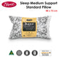 Easyrest Sleep Medium Support Standard Pillow 48 x 73 cm