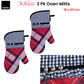 Ladelle Khloe Multi Set of 2 Oven Mitts 18 x 33 cm