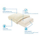 Alastairs Nature Basics Sleep System Memory Foam Gusset Pillow 65 x 40 x 13cm