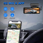 4K Wifi Dash Cam Front, 1080P In-Car Rear Dual Recording with GPS 64GB Card