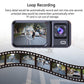 Front and Rear Triple Lens Dash Cam 1080P HD Three-Lens Driving Recorder Reversing Visual Recording