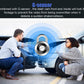 Front and Rear Triple Lens Dash Cam 1080P HD Three-Lens Driving Recorder Reversing Visual Recording