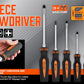 HORUSDY 10Pcs Magnetic Screwdriver Set Phillips Slotted Holder Magnetizer Au