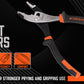 8" Slip Joint Pliers Adjustable Heavy Duty Jars Non-Slip Grip Handle 200mm