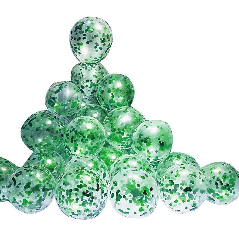10/100X 30Cm Confetti Glitter Balloons for Party & Wedding - 1* 100 Glue Dots Roll
