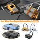 Four Wheel Abdominal Roller Automatic Rebound Ab Machine Home Fitness Equipment - Orange