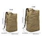 Large Capacity Travel Backpack for Men Outdoor Sports Bag Canvas Rucksack - Khaki-Small