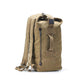 Large Capacity Travel Backpack for Men Outdoor Sports Bag Canvas Rucksack - Khaki-Small