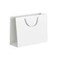 25X Kraft Paper Bags Gift Shopping Bag Carry White Pink Black Bag With Handles - Pink-17-24-10
