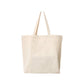 5PCS Canvas Tote Bag Cotton Blank DIY Shopping Shoulder Bags - Black 35*40*10cm