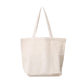 5PCS Canvas Tote Bag Cotton Blank DIY Shopping Shoulder Bags - Black 40*30*10cm