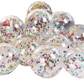 10/100X 30Cm Confetti Glitter Balloons for Party & Wedding - 30cm Mix Colours *10pcs