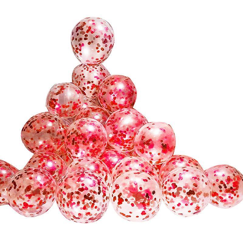 10/100X 30Cm Confetti Glitter Balloons for Party & Wedding - 30cm Mix Colours *10pcs