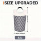 82L Large Capacity Laundry Basket for Dirty Clothes Toy Storage and Organizing - Black