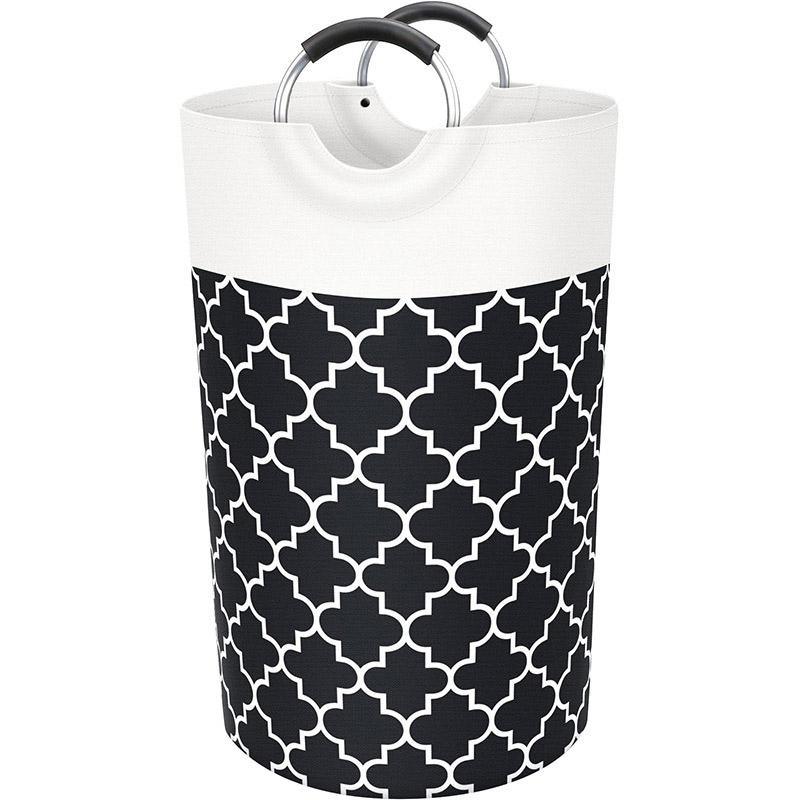82L Large Capacity Laundry Basket for Dirty Clothes Toy Storage and Organizing - Grey