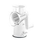 Multifunctional Vegetable Cutter Drum Slicer Kitchen Hand Cranked Grater Tool - White