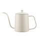 Hand Drip Coffee Pot Stainless Steel Fine Spout Hanging Ear Filter Cup Kettle - Black