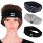 Wireless Bluetooth Headband Earphone Stereo Sport Headphone Headset Sleep New - Black